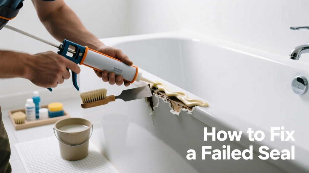 How to Fix a Failed Seal on Windows, Doors, or Tub