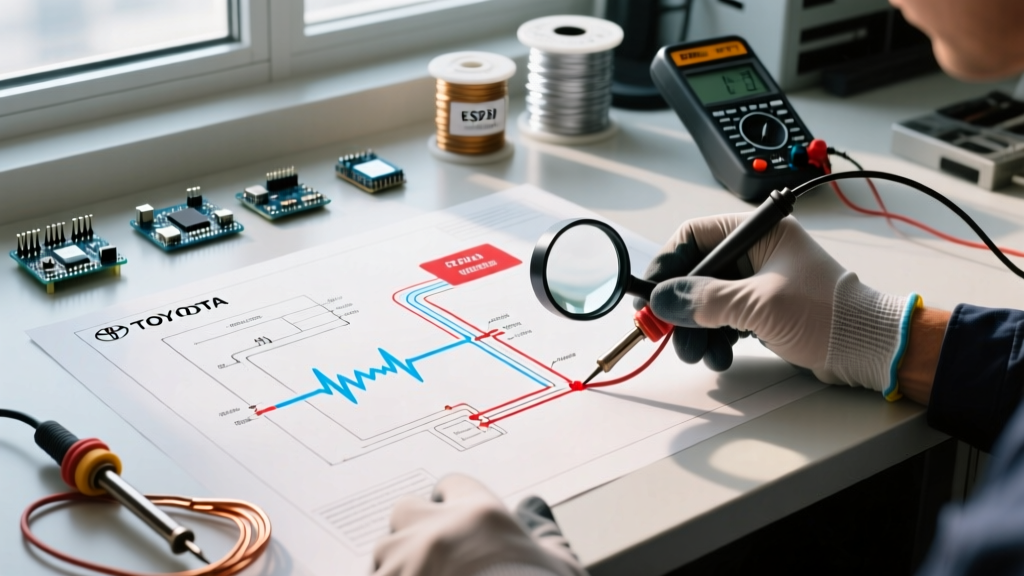 Using a Wiring Diagram for Toyota Corolla Electrical Troubleshooting