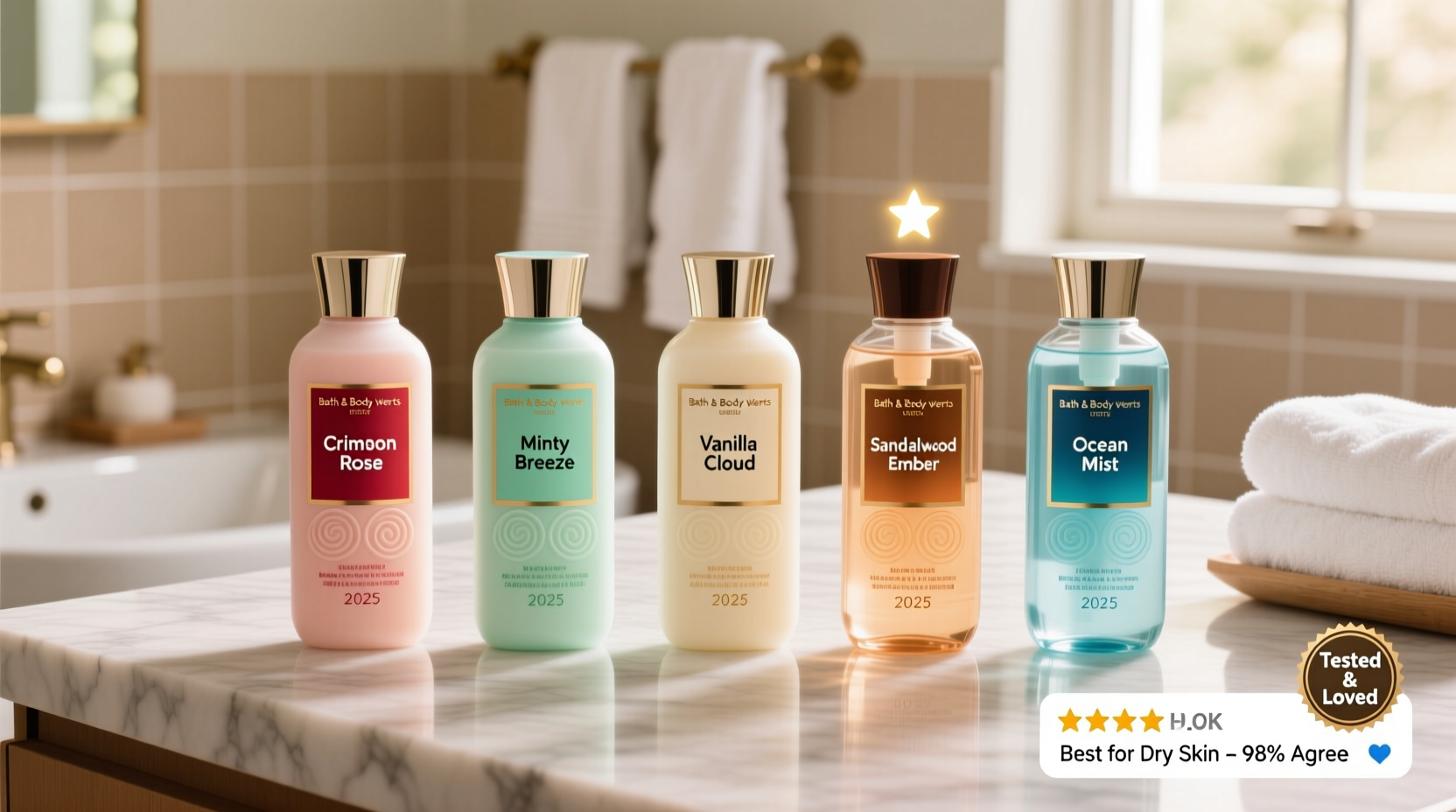 Top 5 Best Seller Lotions at Bath & Body Works for 2025 (Tested & Loved)