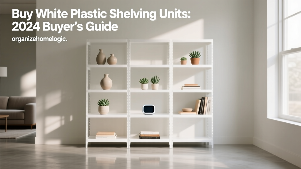Buy White Plastic Shelving Units: 2024 Buyer's Guide