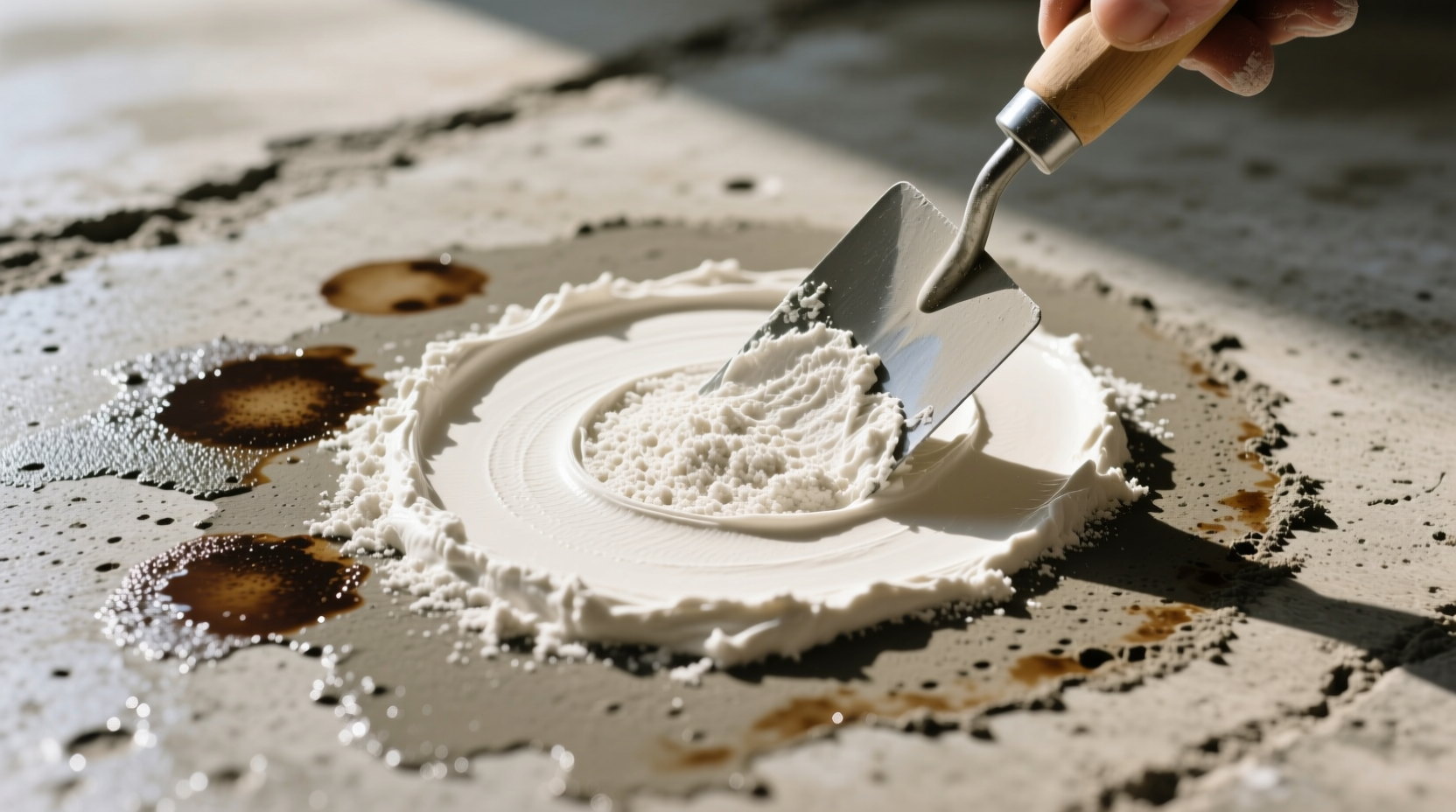 eco friendly cleaning remove coffee rings from concrete