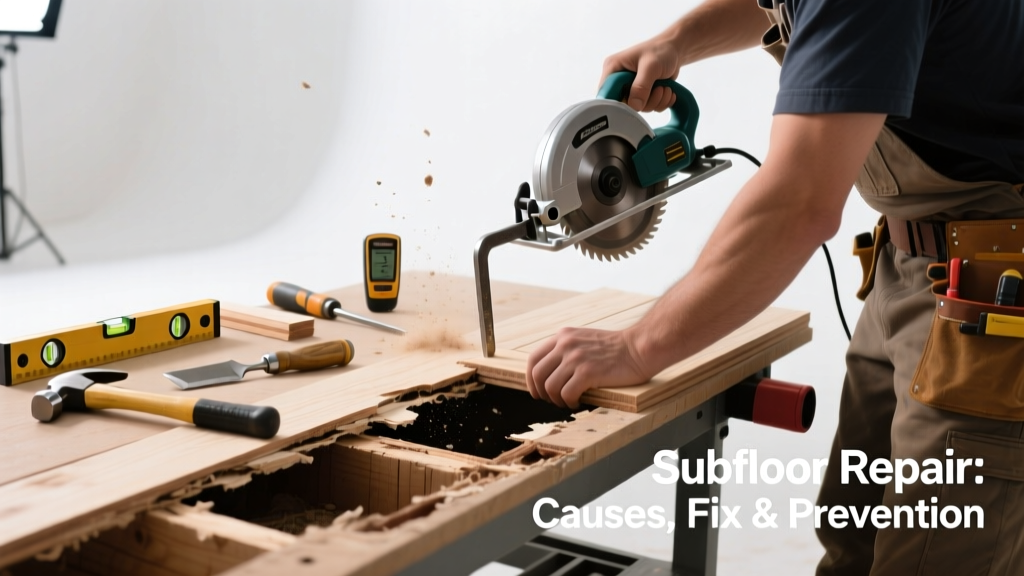 Fixing a Rotten Subfloor: Causes, Repair & Prevention