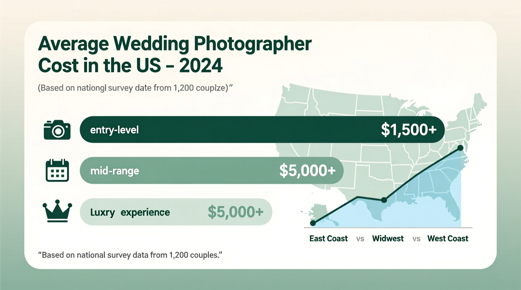 what is the average cost of a wedding photographer