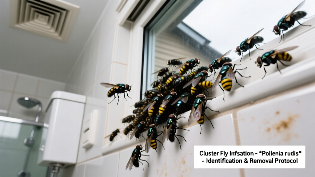 Cluster Flies in Bathroom: Identification & Removal