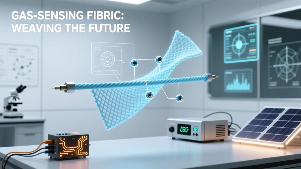 Scientists Invent Gas-Sensing Threads: Wearable Detection Woven Directly Into Fabric