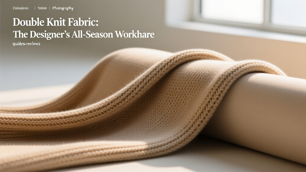 Double Knit Fabric: The Designer’s All-Season Workhorse