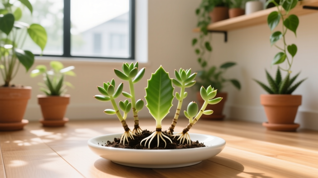 Tropical Jade Plant Leaf Propagation Guide