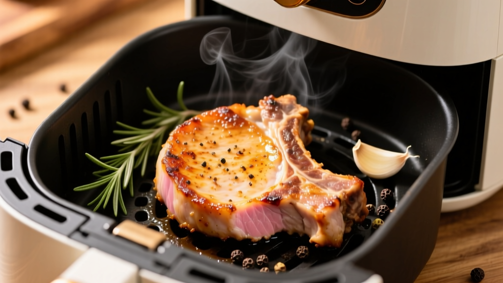 Crispy Bone-In Pork Chops in the Air Fryer