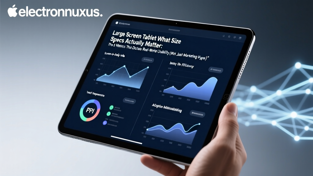 Large Screen Tablet What Size Specs Actually Matter: The 5 Metrics That Dictate Real-World Usability (Not Just Marketing Hype)