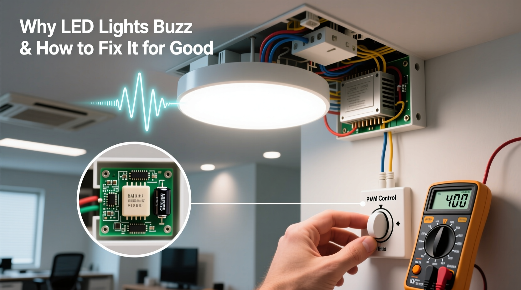 why do led lights buzz and how to fix the annoying sound for good