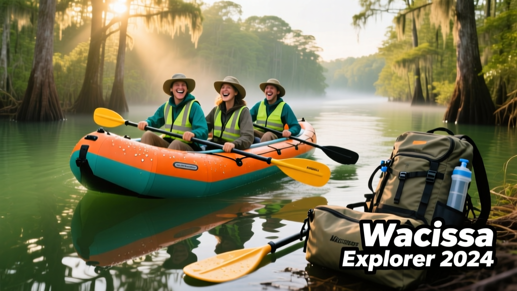 Fun Airboat Kayak Adventures on the Wacissa River, Florida
