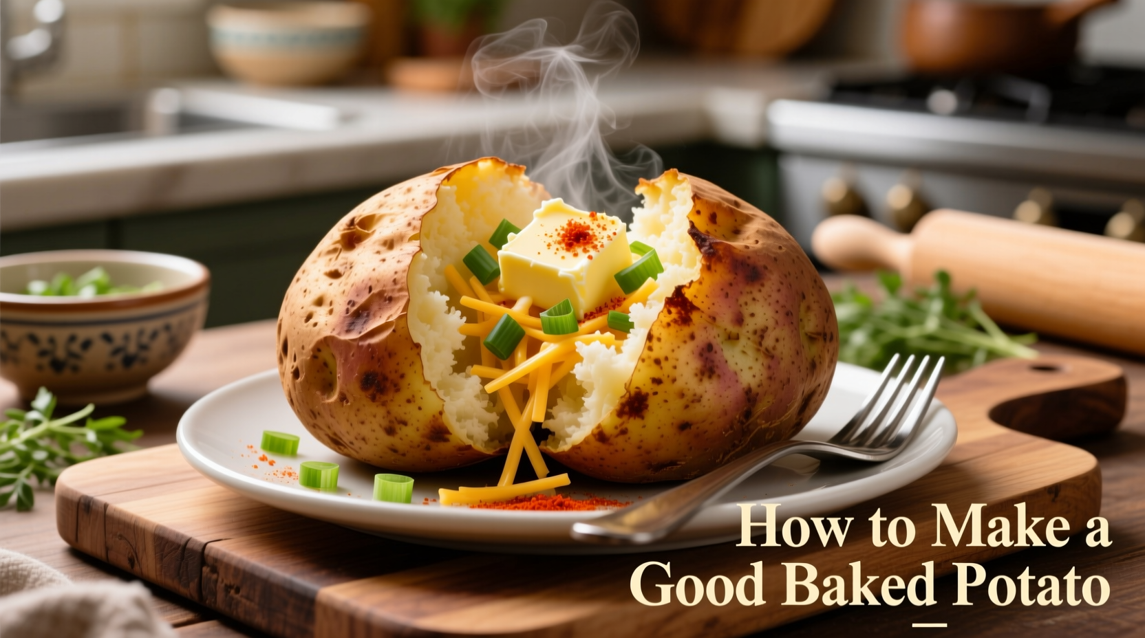 Perfect Baked Potato: Crispy Skin, Fluffy Interior Every Time