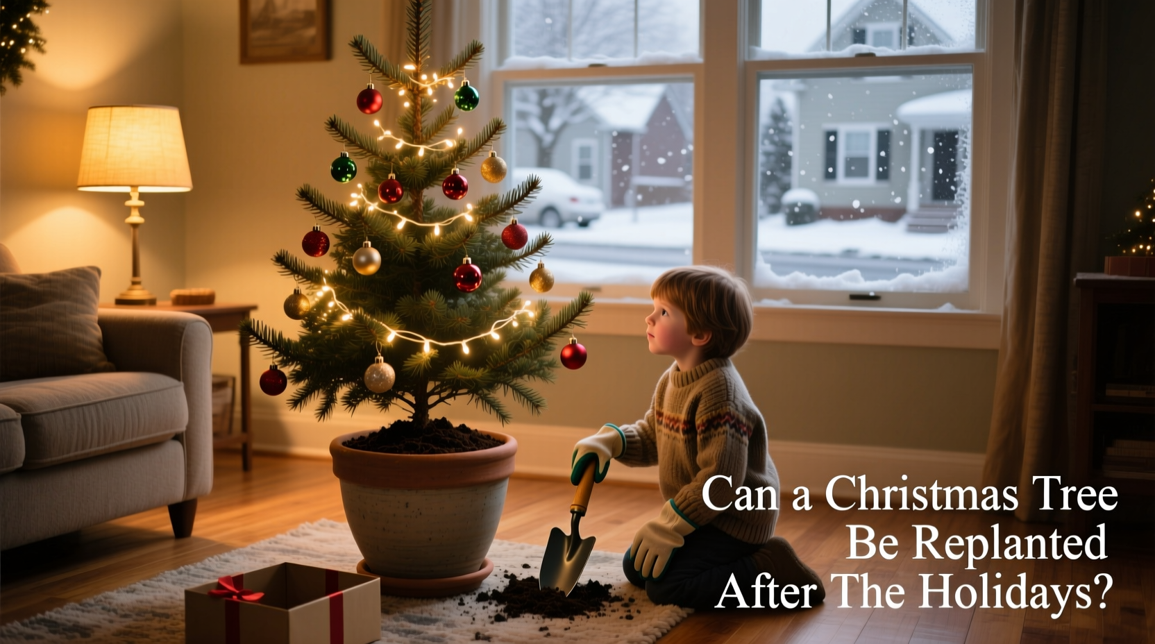 can a christmas tree be replanted