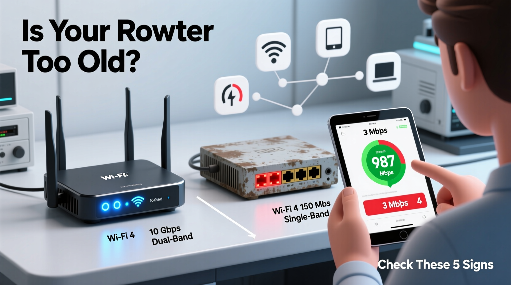 how to tell if your router is too old and slowing your internet