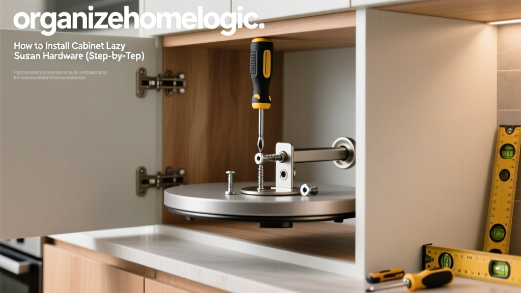 How to Install Cabinet Lazy Susan Hardware (Step-by-Step)