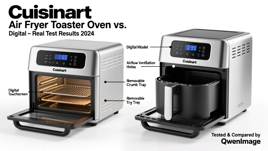Cuisinart Air Fryer Toaster Oven vs Digital: Real Test