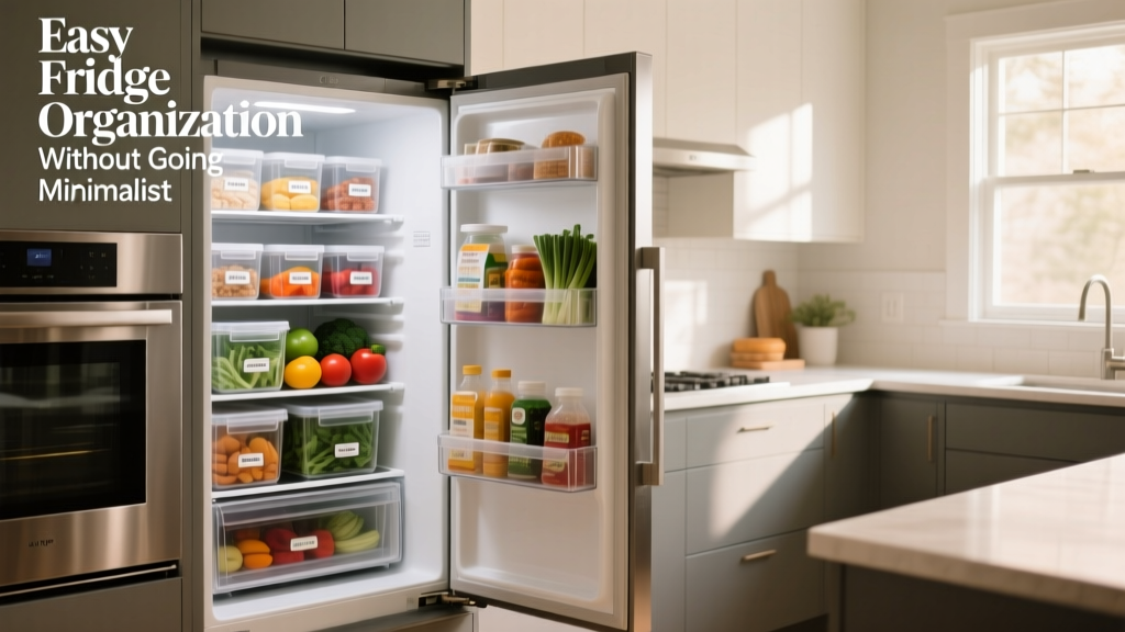 Easy Fridge Organization Without Going Minimalist