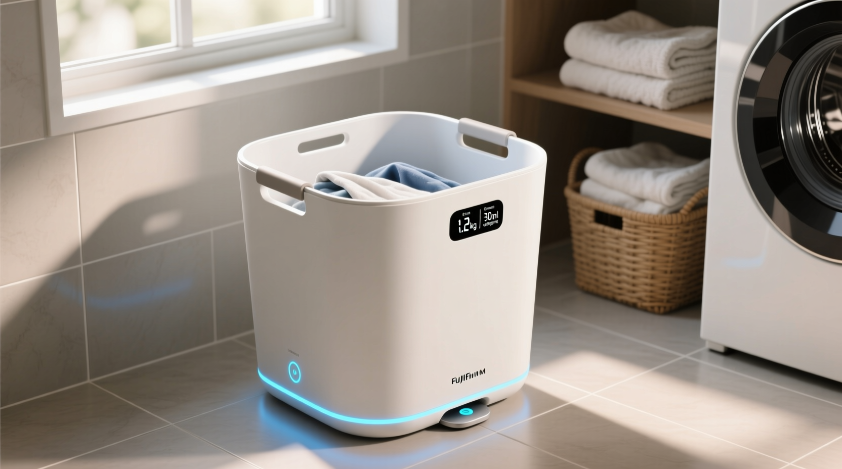smart laundry baskets useful or data vanity