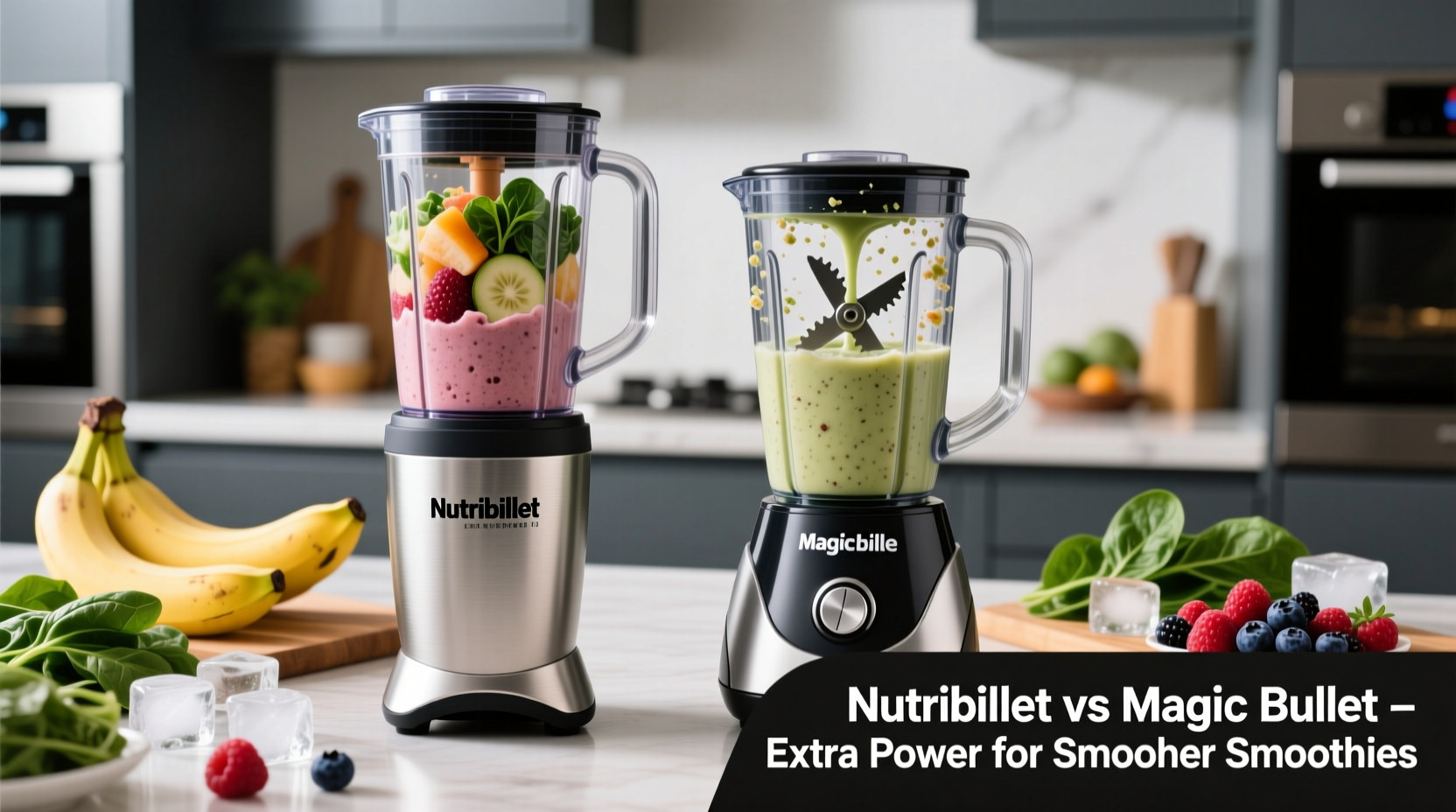 nutribullet vs magic bullet is the extra power necessary for smoothies