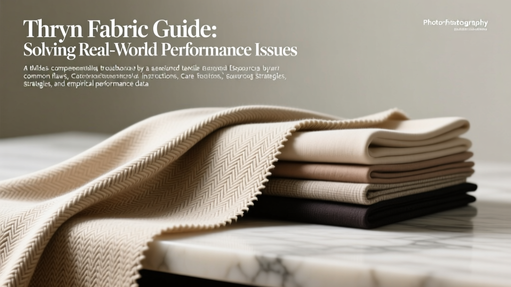 Thryn Fabric Guide: Solving Real-World Performance Issues