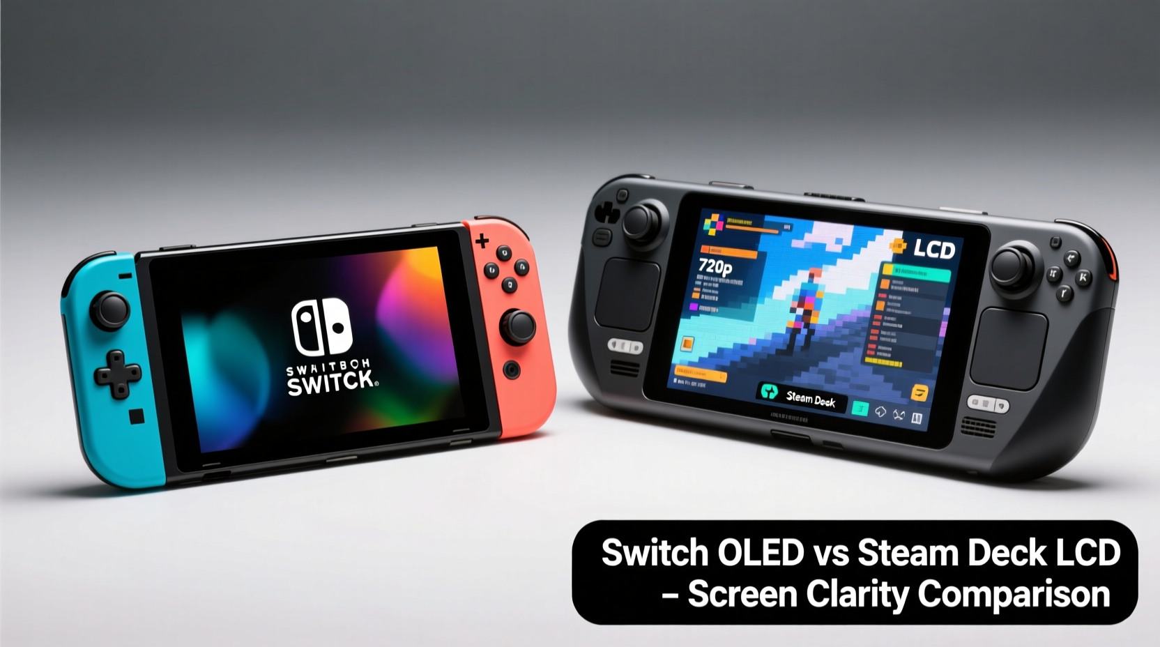switch oled vs steam deck lcd which handheld has better screen clarity