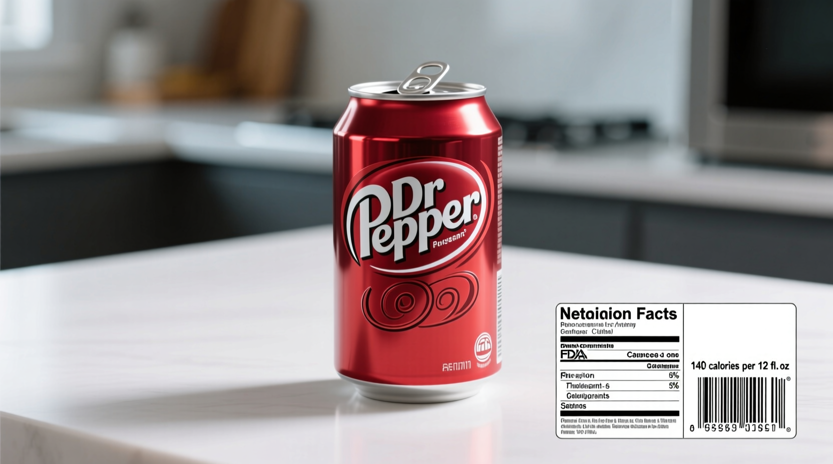 Dr Pepper Dose: Nährwertangaben im Überblick
