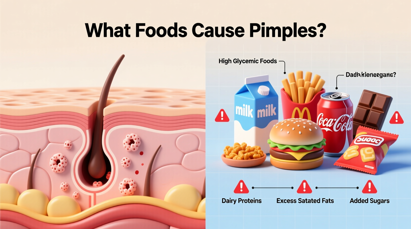 what food causes pimples