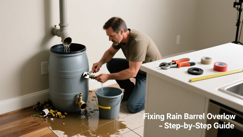 Fixing Rain Barrel Overflow That Floods Your Kitchen