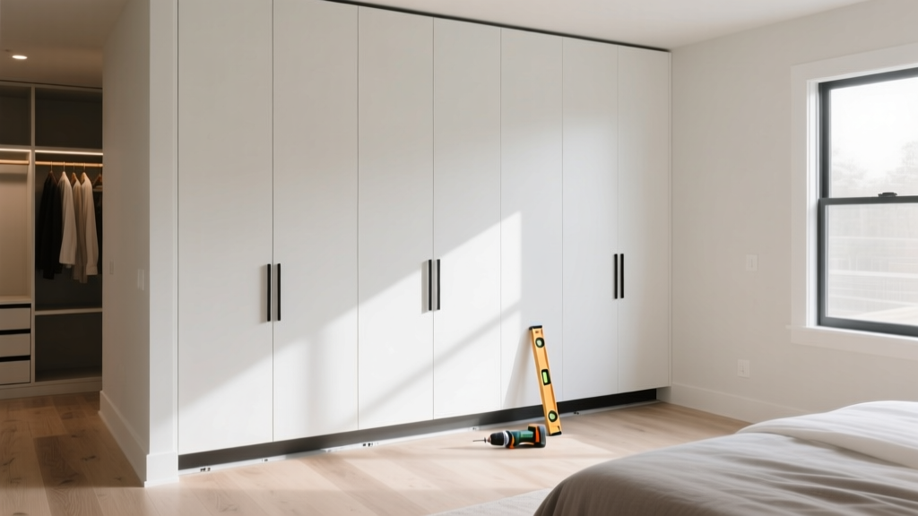 How to Install a Floor Mounted Closet System