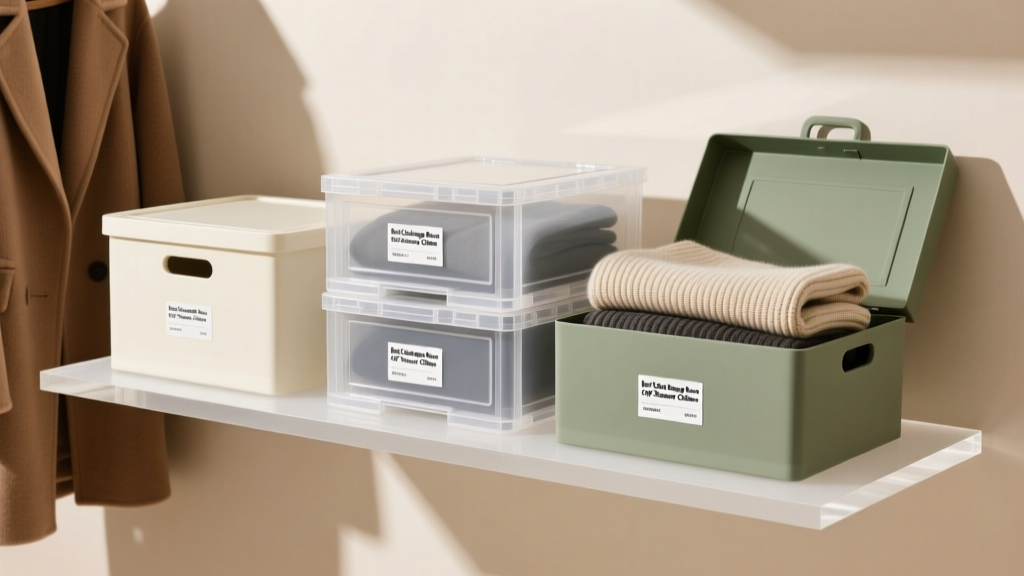Best Closet Storage Boxes for Off-Season Clothes