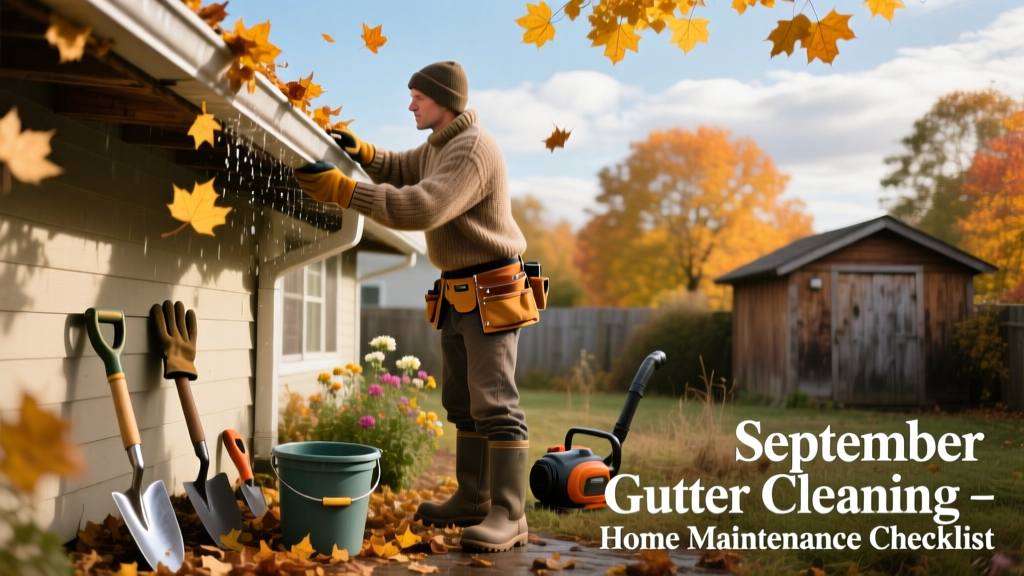September Gutter Cleaning & Home Maintenance Checklist