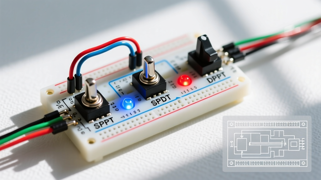 Master Wiring Diagram for Rocker Switch: SPST, SPDT & LED