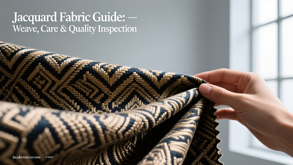 Jacquard Fabric Guide: Weave, Care & Quality Inspection