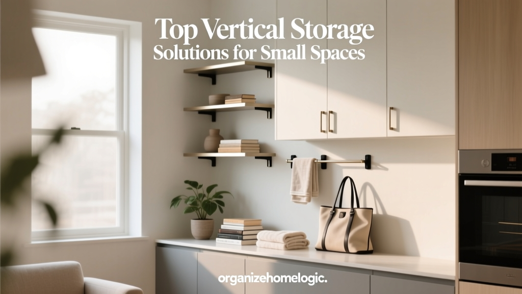 Top Vertical Storage Solutions for Small Spaces