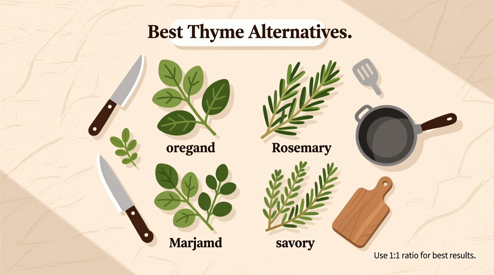 best alternatives to use instead of thyme