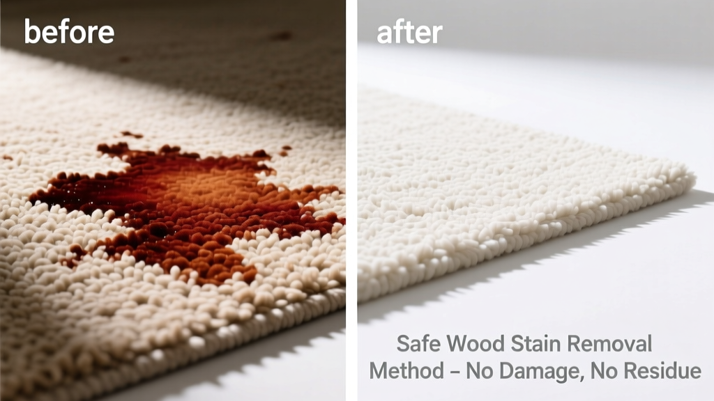 How to Remove Wood Stain from Carpet Safely
