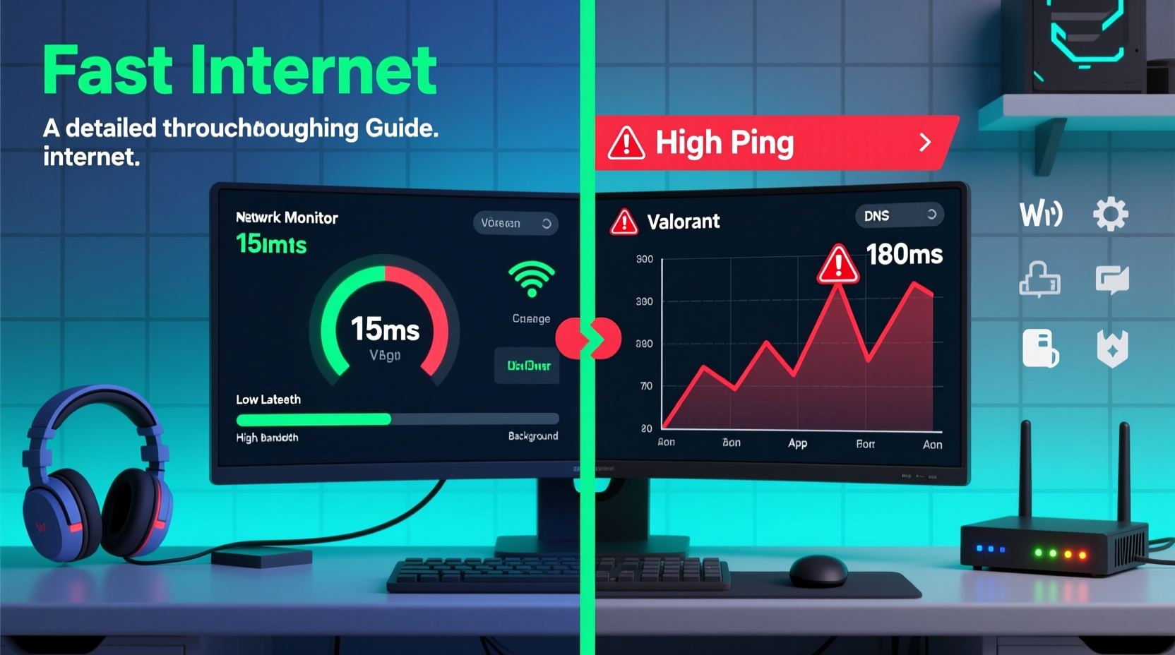 why is my ping so high in valorant but internet is fast fixes