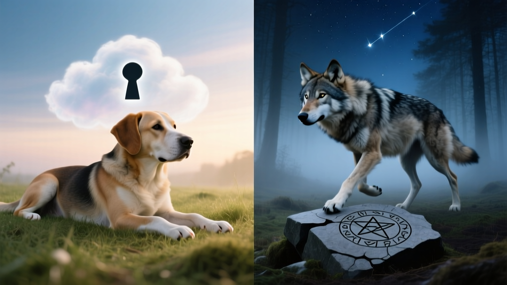 Dog vs Wolf: Dream Symbol Comparison