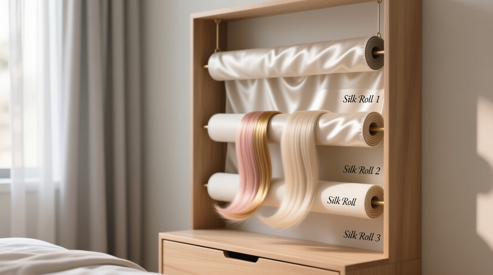 closet drawer hair extension storage