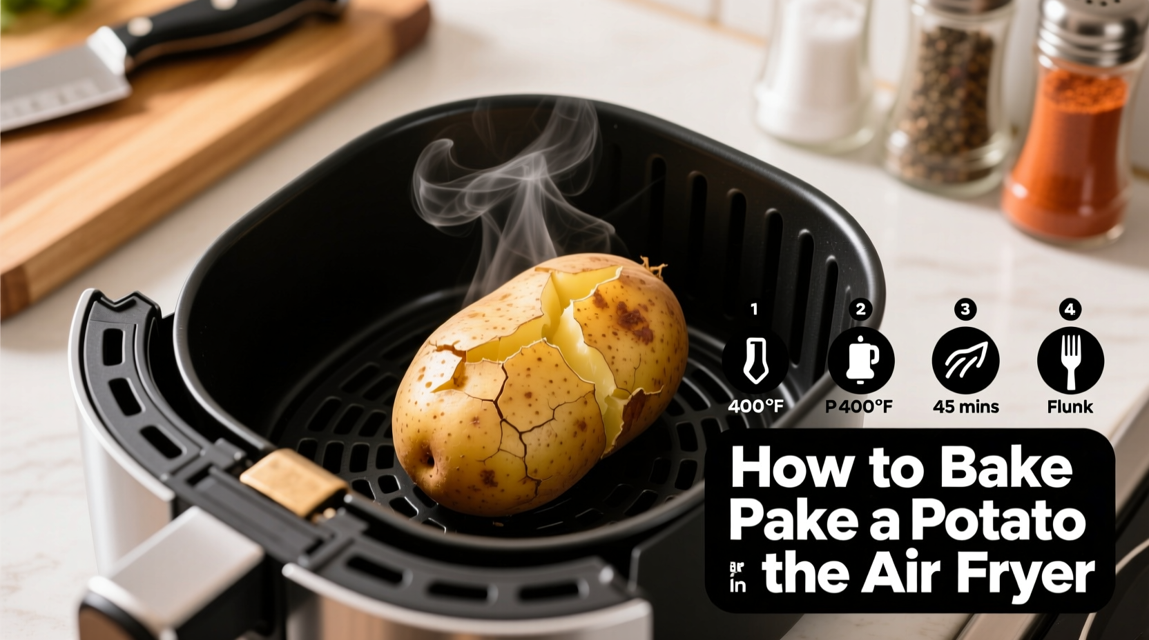 Perfect Air Fryer Baked Potato: 30-Minute Method