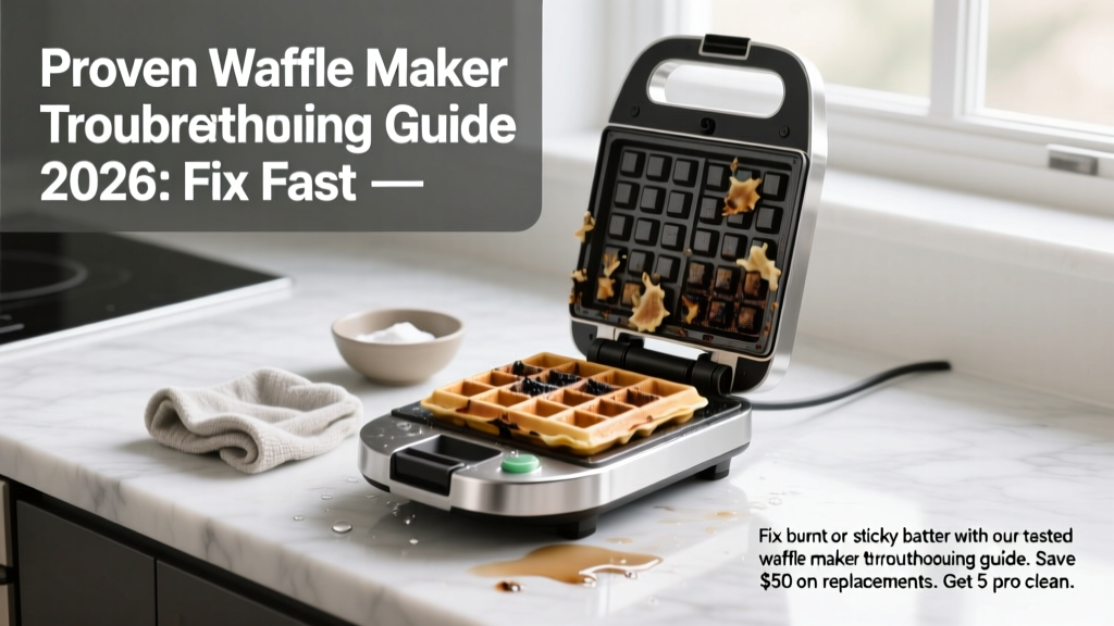Proven Waffle Maker Troubleshooting Guide 2026: Fix Fast