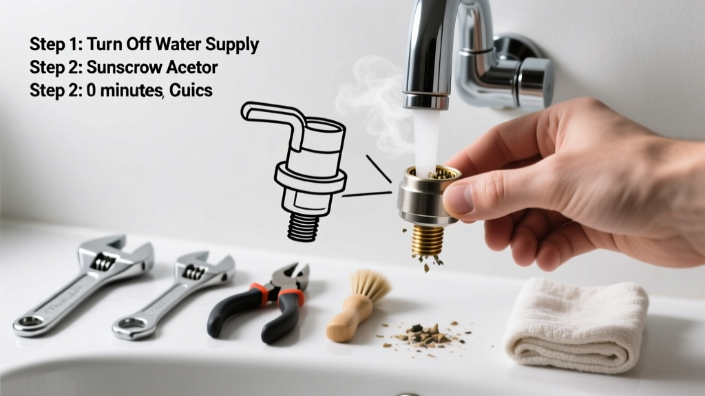 How to Fix a Clogged Faucet Aerator in 10 Minutes
