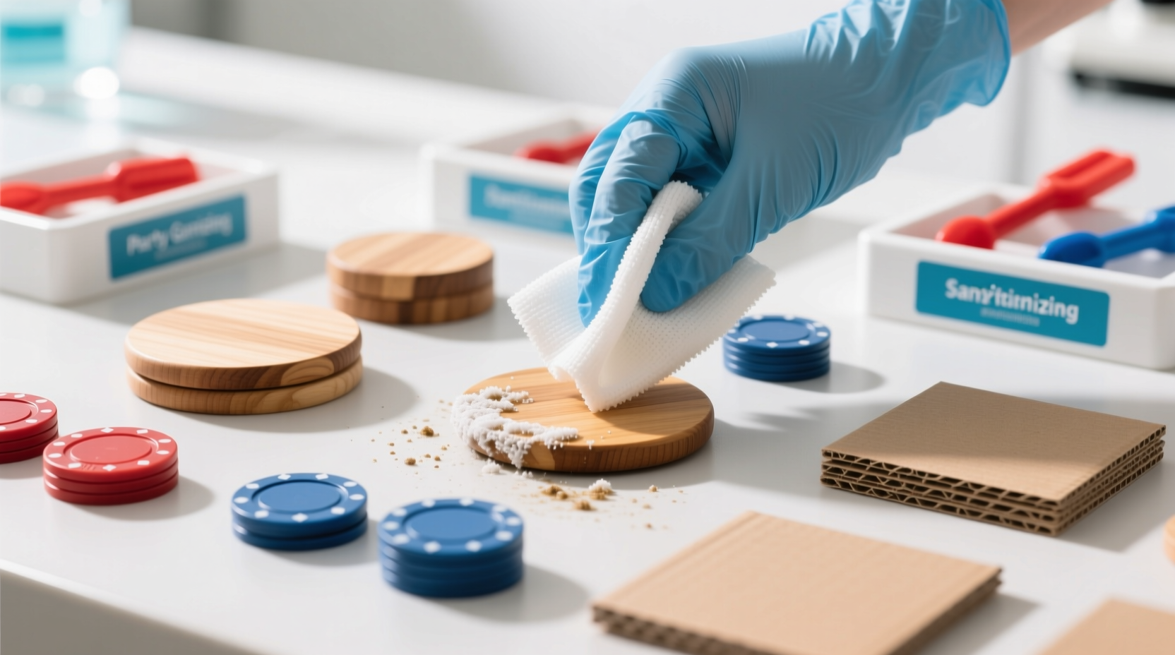 laundry tips sanitize party game tokens safely