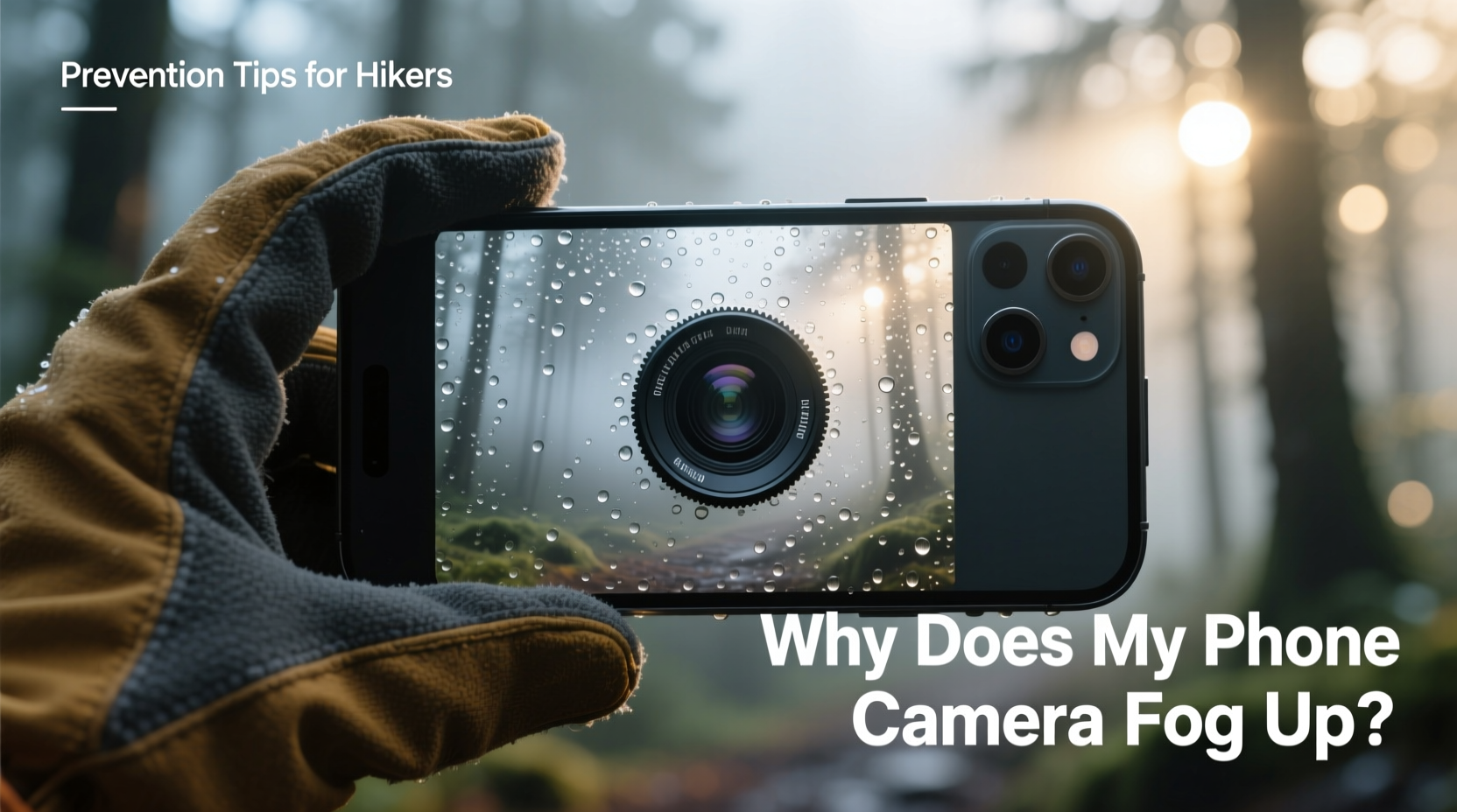 why does my phone camera fog up and how to prevent it during hikes