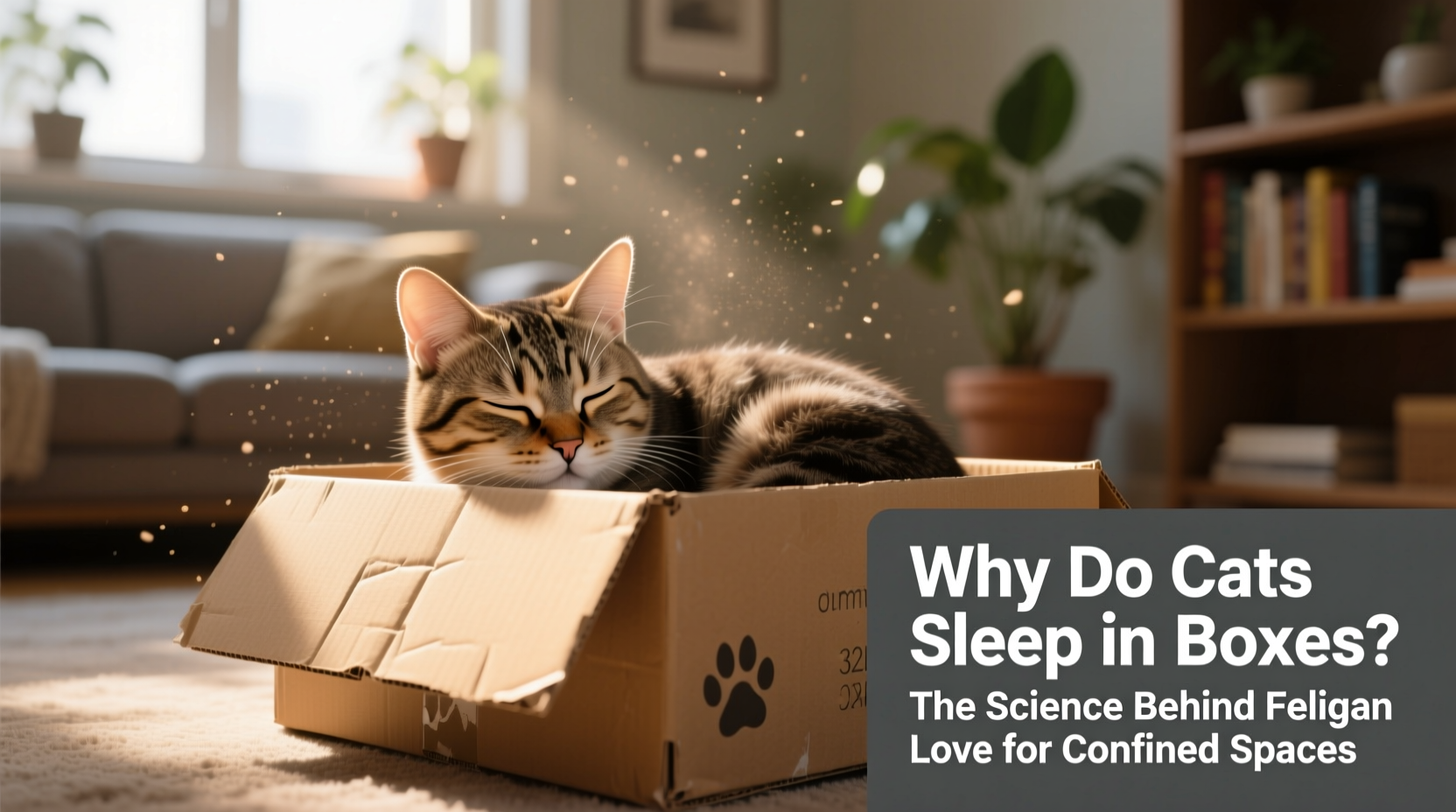 why do cats sleep in boxes science behind feline love for confined spaces