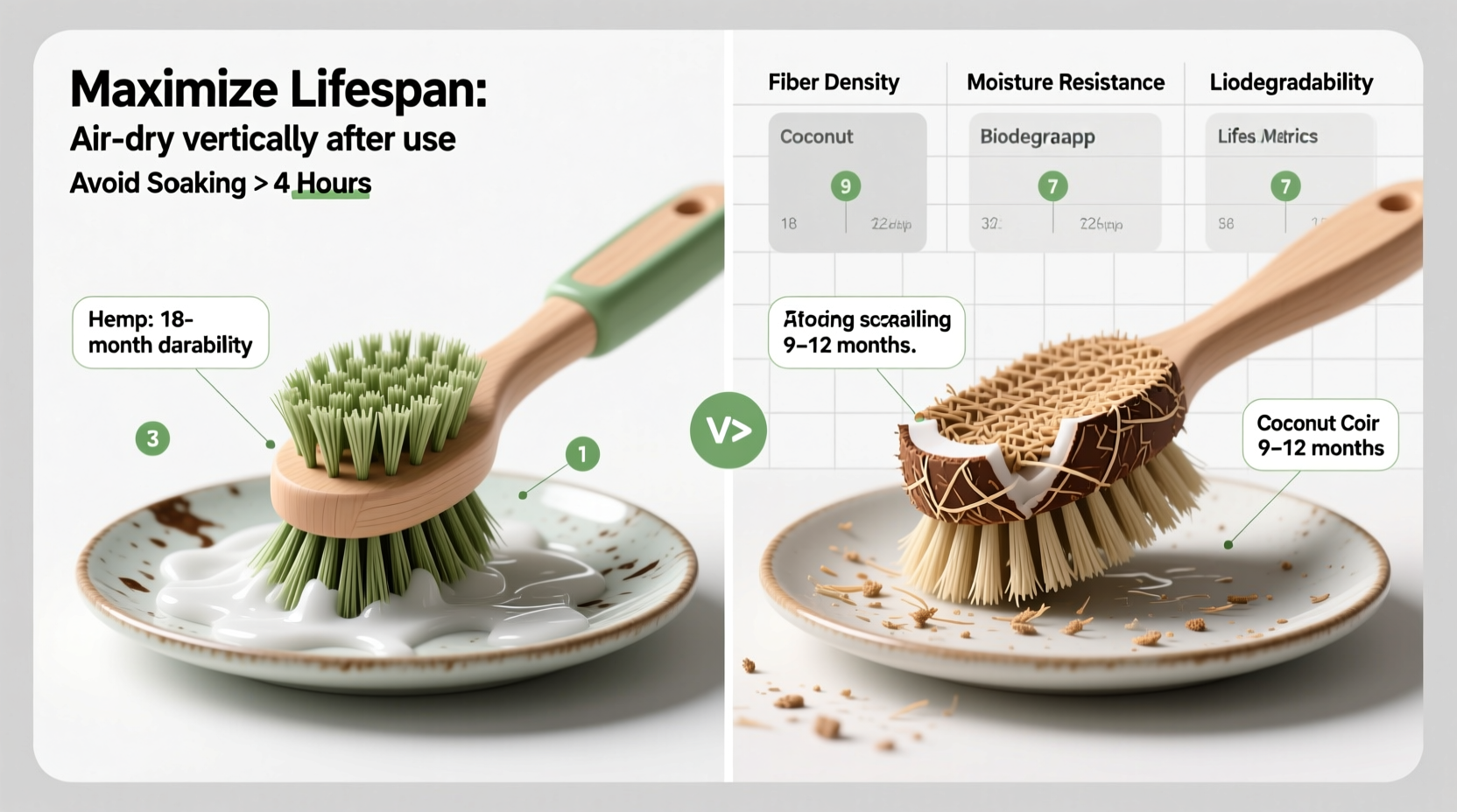 hemp vs coconut coir scrubbers which lasts longer