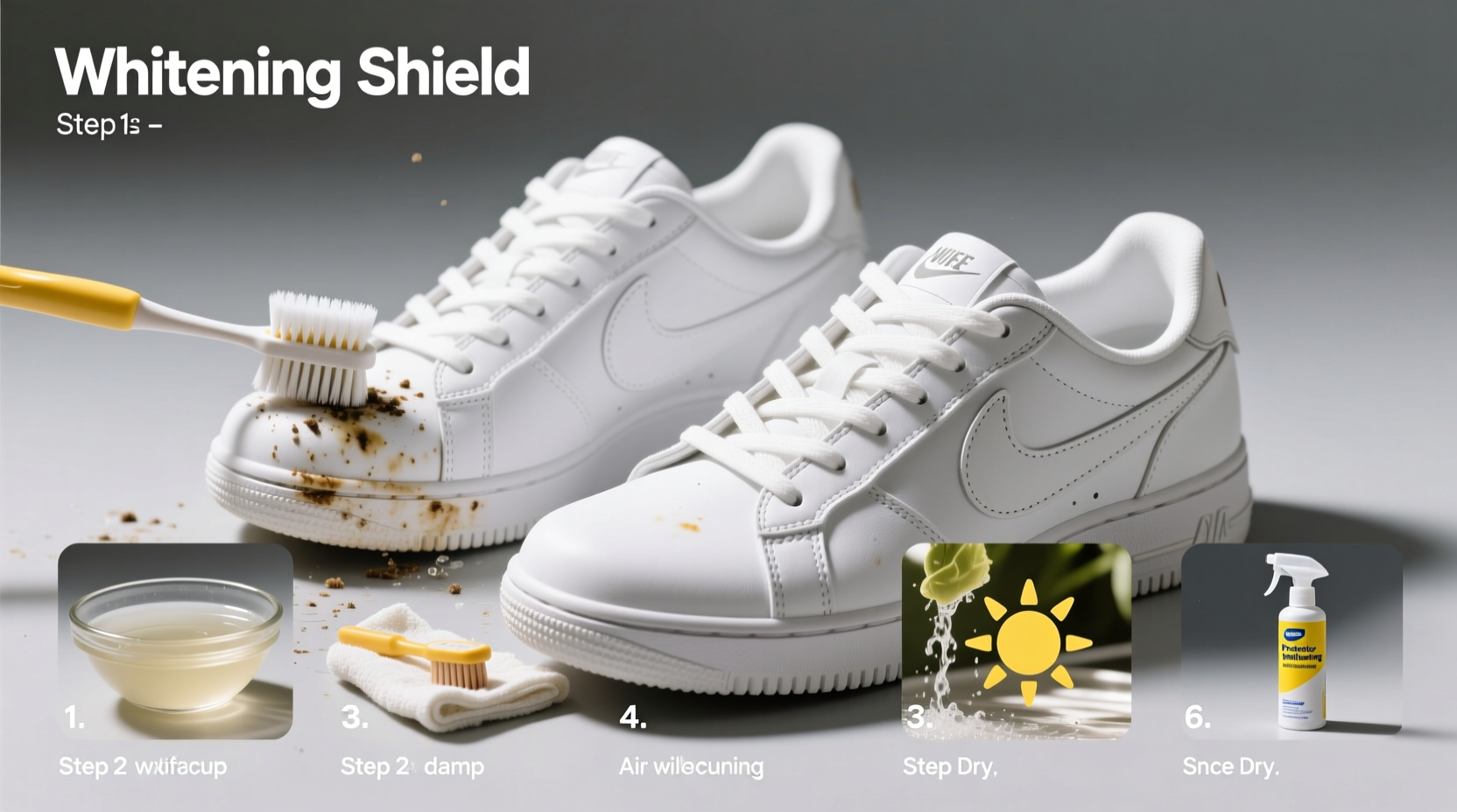 how to clean white sneakers without turning them yellow a step by step guide