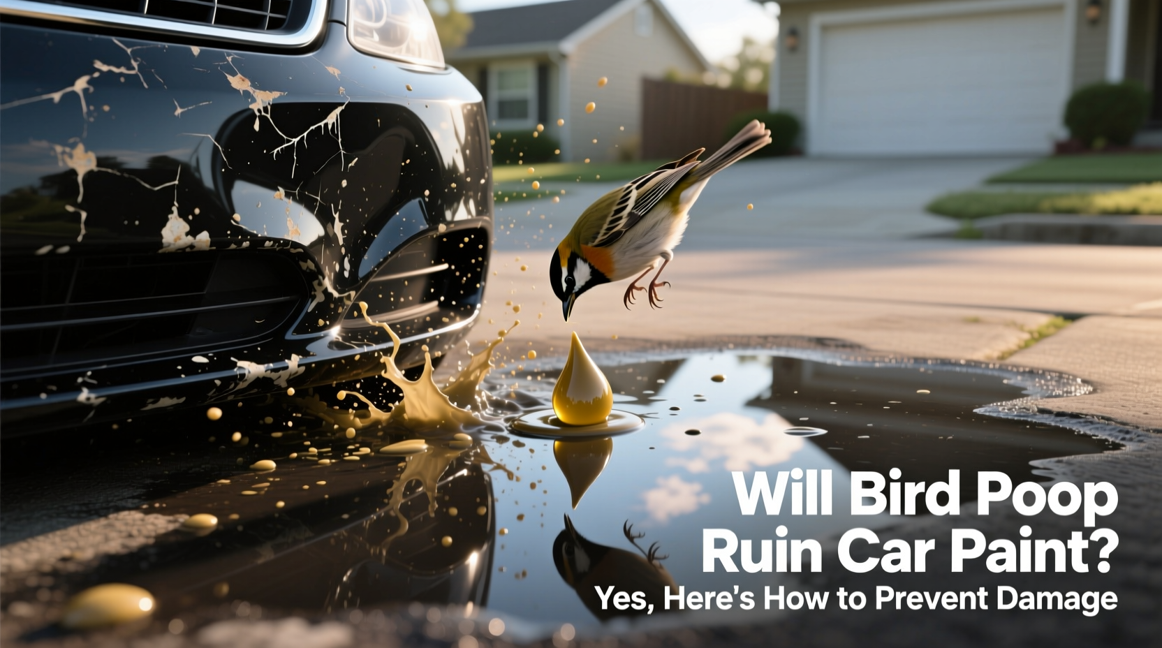 will bird poop ruin car paint