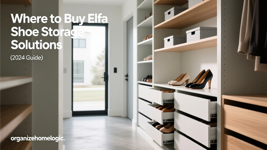 Where to Buy Elfa Shoe Storage Solutions (2024 Guide)