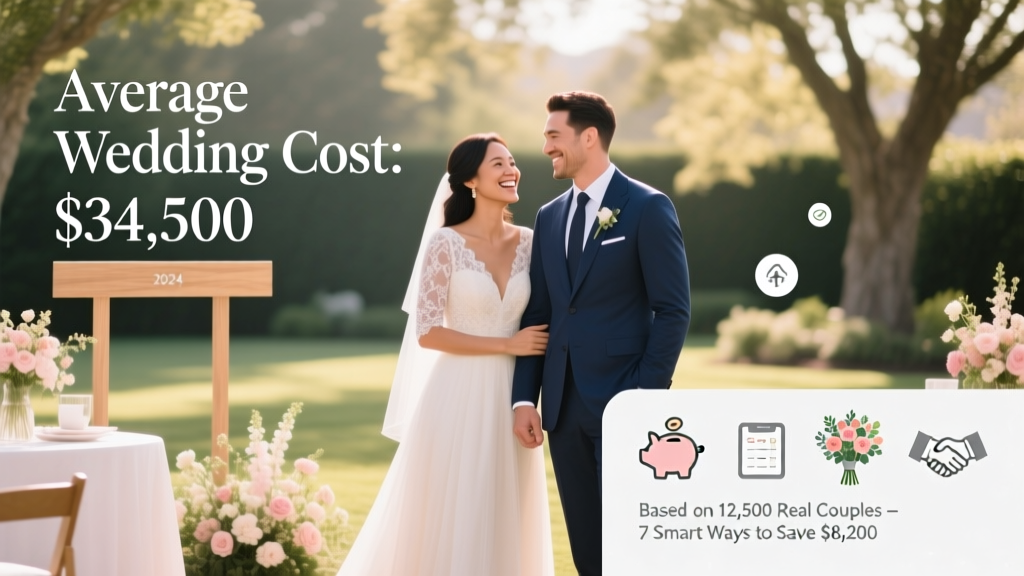 US Wedding Cost 2026: Real Data & $8,200 Savings